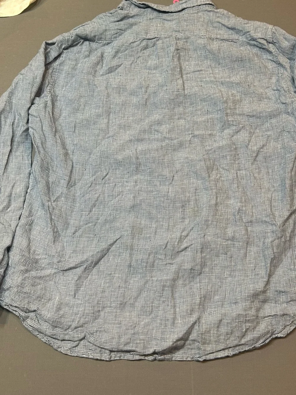 J. Crew Light Blue Irish Linen Button-Down Shirt